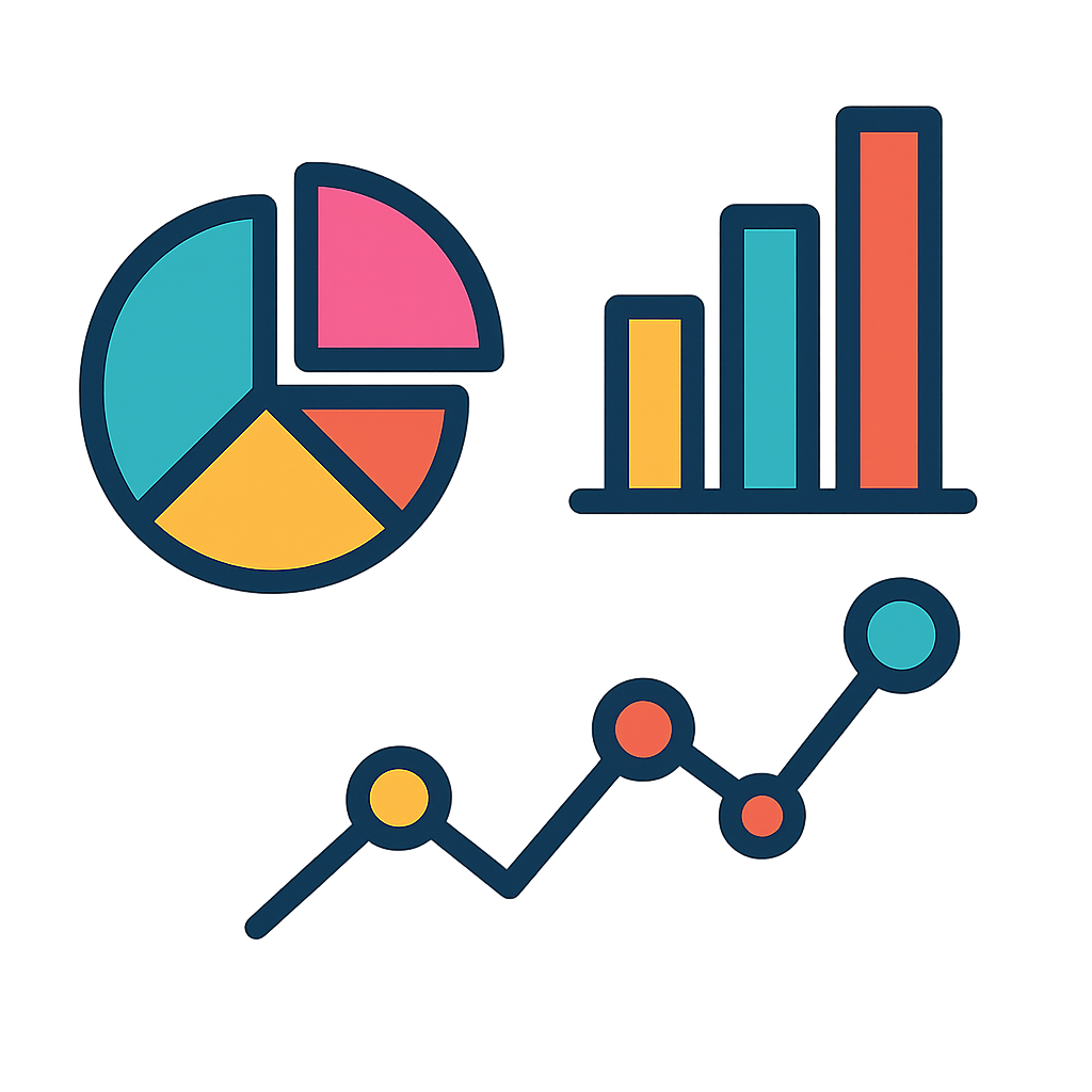 Charts icon colorful